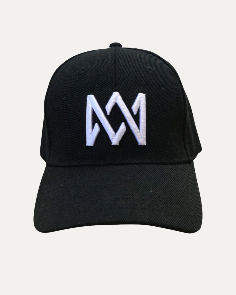 Snapback - Black with white logo